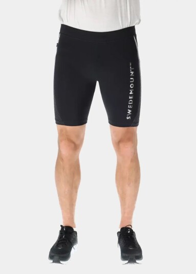 Swedemount Reflective Short Tights 2.0 Black S Løpebukser Swedemount Reflective Short Tights 2.0 Black S Løpebukser
