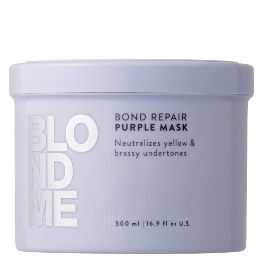 Schwarzkopf Blondme Bond Repair Purple Mask 500ml Schwarzkopf Blondme Bond Repair Purple Mask 500ml