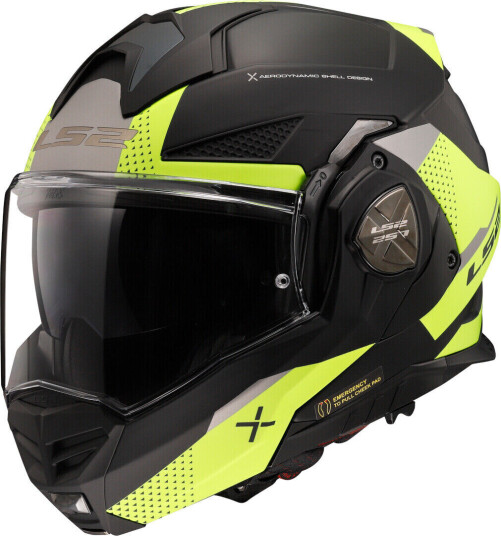 LS2 FF901 Advant X Oblivion Hjelm M Svart Gul