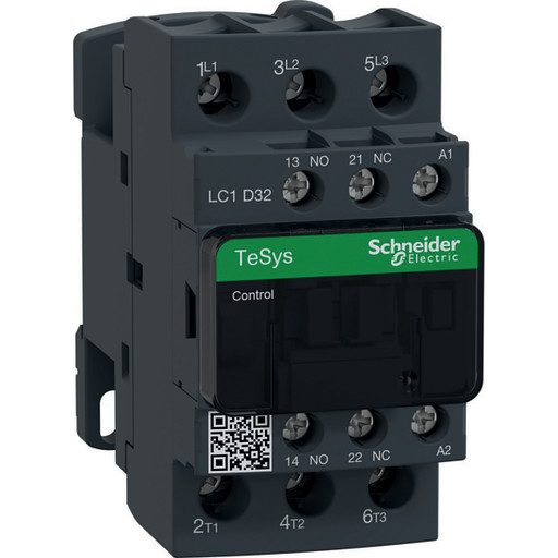 Schneider Electric Tesys d contactor lc1d32p7 3p 32a ac-3 15kw@400v 1no+1nc aux contact 230v 50/60hz ac coil (3389110351125) Schneider Electric Tesys d contactor lc1d32p7 3p 32a ac-3 15kw@400v 1no+1nc aux contact 230v 50/60hz ac coil (3389110351125)