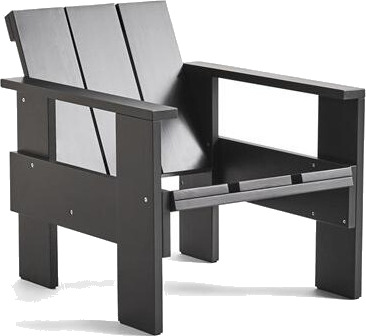 HAY Crate Lenestol Sort HAY Crate Lenestol Sort