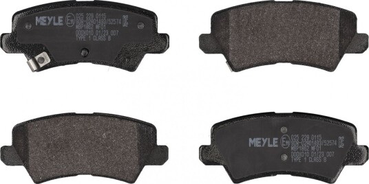 Bremseklosser MEYLE 025 229 0115 Bremseklosser MEYLE 025 229 0115