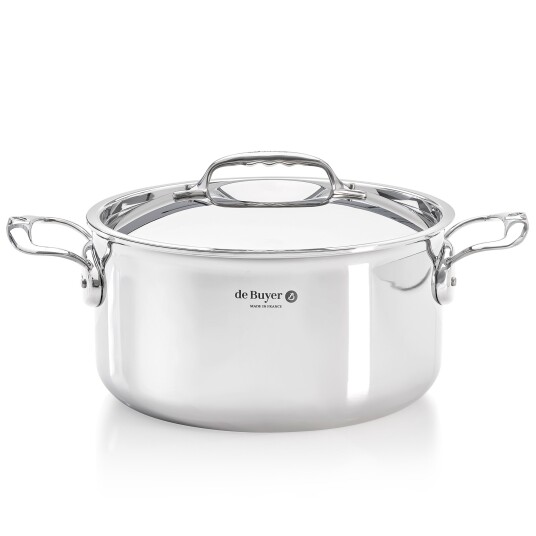 De Buyer Affinity Gryte med Lokk 28 cm 10,4 liter De Buyer Affinity Gryte med Lokk 28 cm 10,4 liter