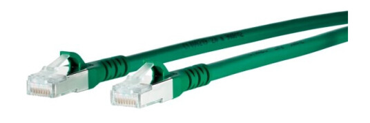 Metz Connect 1308457555-E 7,5 M Cat6a S/Ftp S-Stp Rj-45 Rj-45 Grön