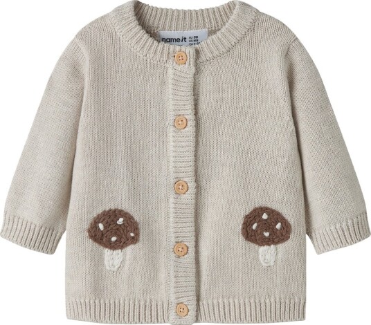 Name It Nbfotelia Ls Knit Card Beige 50