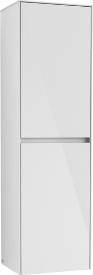 VILLEROY & BOCH COLLARO HØYSKAP 45 HØYRE M/2 DØRER HVIT HØYGLANS