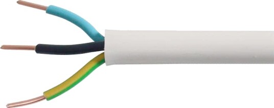 Bårebo Kabel EKK 5g 1,5 Hvit 10m