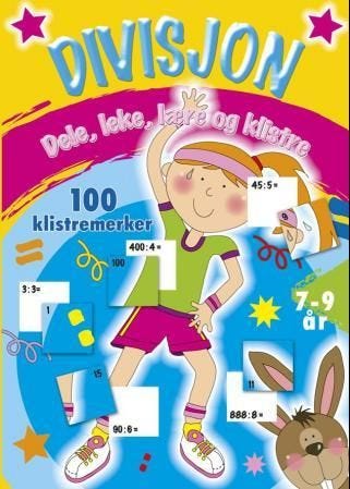 Divisjon  dele, leke, lære og klistre