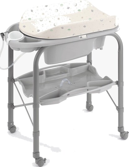 CAM Cambio Sammenleggbar Badebalje Med Stellematte Grå