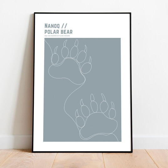Nanoq - Polar Bear no. 2 av Pluma Posters