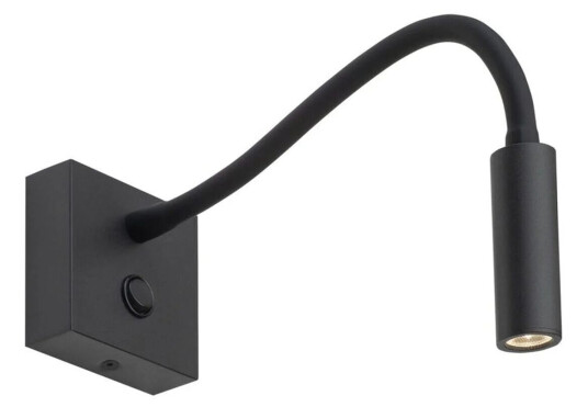 Antidark Flex vegglampe 3W 2700K - Svart