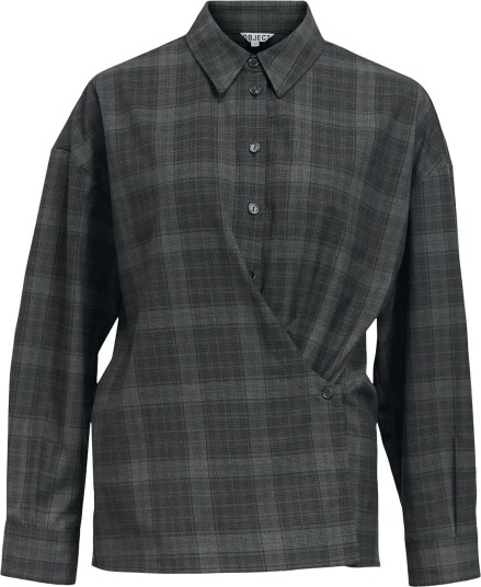 Object Objdiena L/S Re Shirt 146 BLACK 44