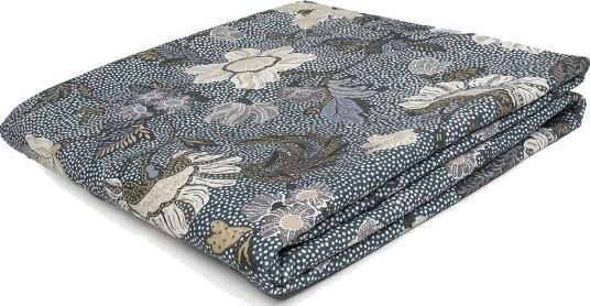 Ceannis Table Cloth Flower Linen Navy ONE SIZE Ceannis Table Cloth Flower Linen Navy ONE SIZE