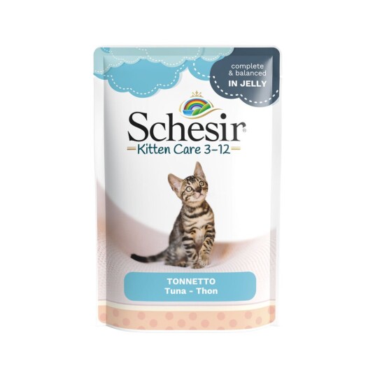 Schesir Gelé I Pose 6 X 85 G Kitten Tuna