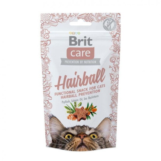 Brit Care Cat Snack Hairboll Duck (50 Gram) Brit Care Cat Snack Hairboll Duck (50 Gram)