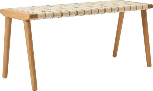 Andersen Seat Benk Hvitpigmentert Eik Andersen Seat Benk Hvitpigmentert Eik