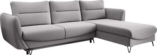 Lence Sovesofa m. Divan Oppbevaring Lysegrå