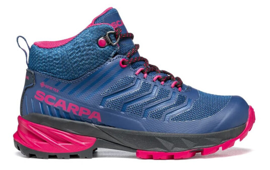 Scarpa Rush Mid Kid GTXblue/fuxia EU 25