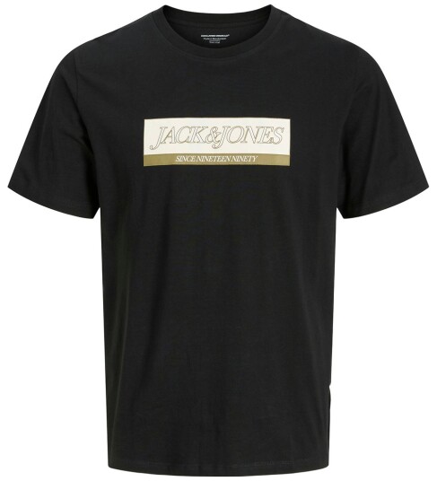 Jack & Jones Junior T skjorte jorInwood Block Brand Tee SS CN Svart