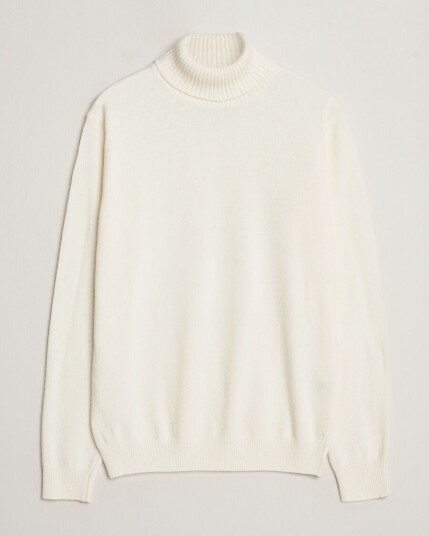 Oscar Jacobson Salim Wool/Cashmere Rollneck Creme