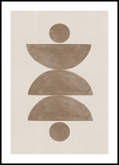 Balanced Geometrics Plakat Plakat / 50x70cm Balanced Geometrics Plakat Plakat / 50x70cm