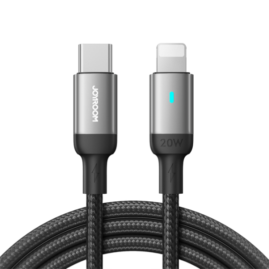 Joyroom A10 USB C to Lightning PD 20W 1.2m Black 