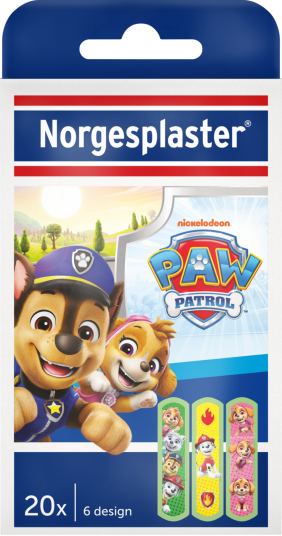 Norgesplaster Paw Patrol plaster 20 stk Norgesplaster Paw Patrol plaster 20 stk