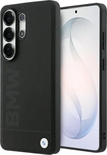 BMW Leather Hot Stamp MagSafe Case for Samsung Galaxy S26 Ultra Black