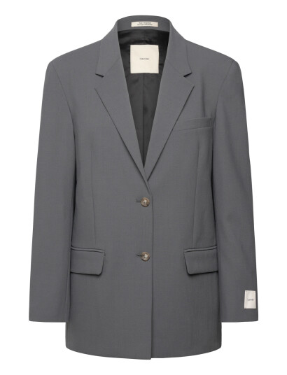 Calvin Klein Strecth Suiting Oversized Blazer Grey 32