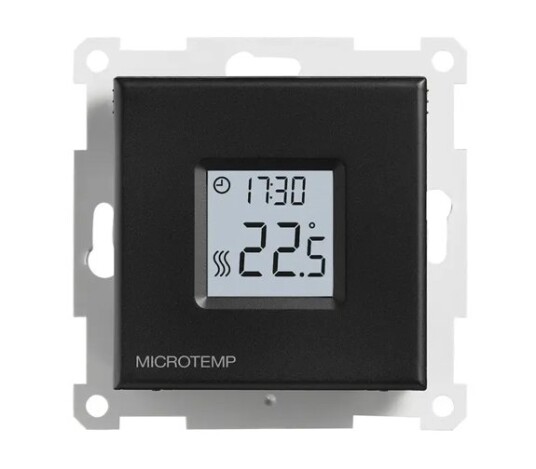 Micro Matic Termostat Microtemp MTC4 Matt Sort - 5491011