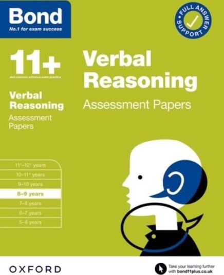 Bond 11+: Bond 11+ Verbal Reasoning Assessment Papers 8-9 years