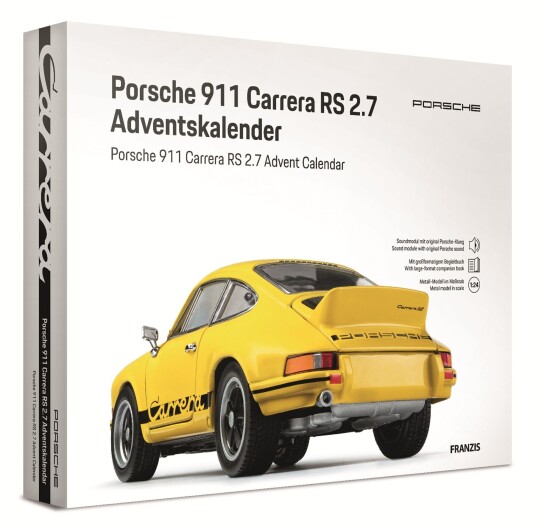 Franzis Porsche 911 Carrera RS Adventskalender 1:24 Franzis Porsche 911 Carrera RS Adventskalender 1:24