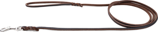 Lærsnor Hera 6 mm x 180 cm Brun til Hundehalsbånd