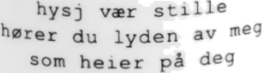 Sögne Home  Trygve Skaug krus hysj vær stille 30 cl hvit