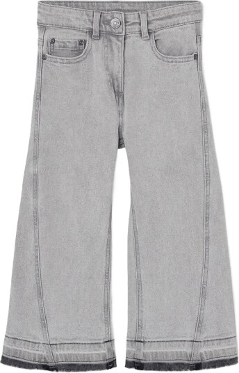 Boboli Denim Stretch Trousers For Girl  Bci   Grey   98