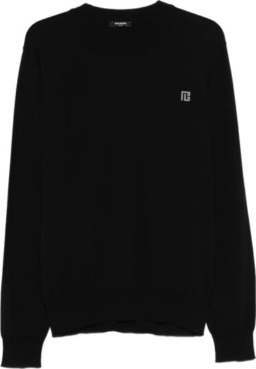 Balmain Herre Strikkevarer Svart 2XL,