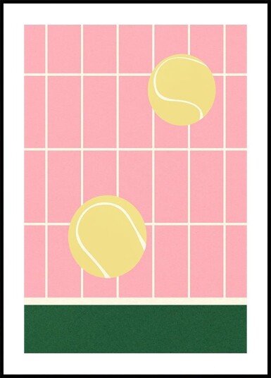 Tennis Kitchen Plakat / 100x150cm Tennis Kitchen Plakat / 100x150cm