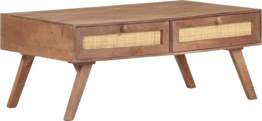 vidaXL Salongbord 100x60x40 cm heltre mango
