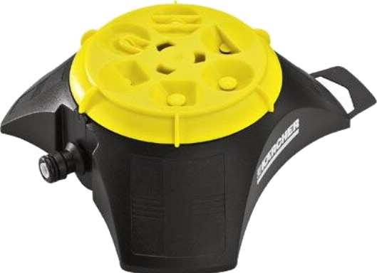 Kärcher Ms 100, Multifunksjonell Sprinkler, 78 M², 4 Stang, Sort, Gult
