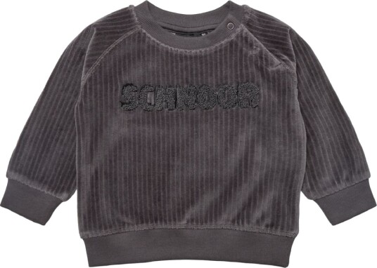 Petit By Sofie Schnoor Collegegenser Velur Dark Grey Melange Sofie Schnoor 68 Collegegenser Grå 62