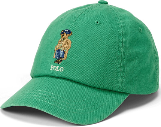 Polo Ralph Lauren Polo Bear Twill Ball Cap - Green - ONE SIZE