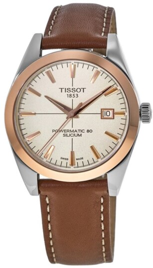 Tissot Herreklokke T927.407.46.261.00 T Gold Beige/Lær Ø40 mm