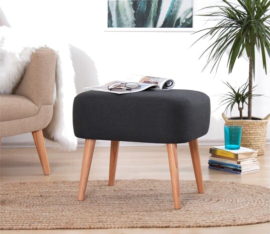 Demopolis Sittepuff 50 cm Mørkegrå