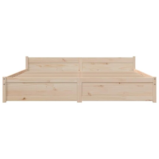 vidaXL Sengeramme heltre 180x200 cm 6FT Super King