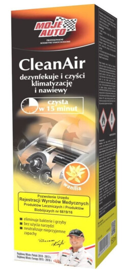 Moje Auto Moje Auto Cleanair Air Conditioning And Air Vents Air Freshener 150Ml - Universal Vanilla Moje Auto Moje Auto Cleanair Air Conditioning And Air Vents Air Freshener 150Ml - Universal Vanilla