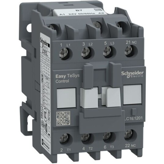 Schneider Electric Kontaktor Easy Tesys LC1E1201B7 12a 1NC 24 v ac