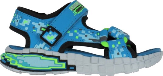 Skechers Sandaler MEGA Splash 4K Svart/Blå/Grønn Skechers 35 Sandals Grå