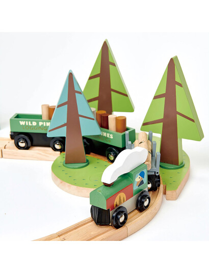 Tender Leaf Train Set - Wild Pines - Multi/patterned - ONE SIZE Tender Leaf Train Set - Wild Pines - Multi/patterned - ONE SIZE