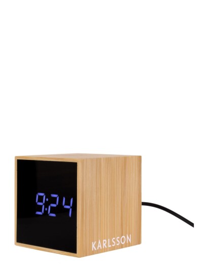 KARLSSON Alarm Clock Mini Cube - Beige - 6.3X6.3CM KARLSSON Alarm Clock Mini Cube - Beige - 6.3X6.3CM