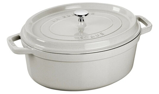 Staub White Truffle gryte oval 2,35 l